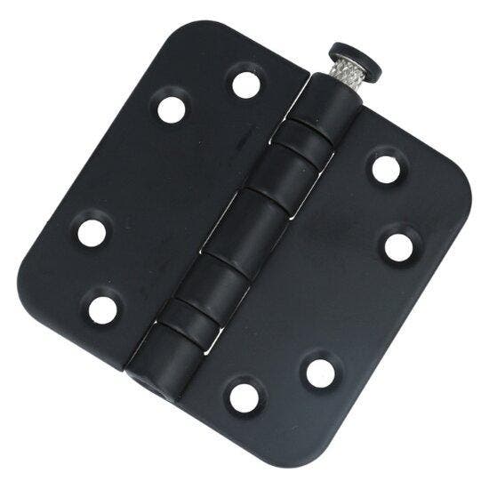 Kogellagerscharnier 7676 mm ronde hoek mat zwart, Bricolage & Construction, Serrurerie de bâtiment & Dispositif de fermeture, Enlèvement ou Envoi