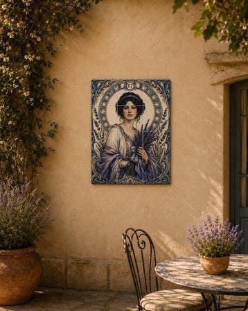 Riviera Tiles - Riviera Tiles – Estello aux Lavandes –, Antiek en Kunst