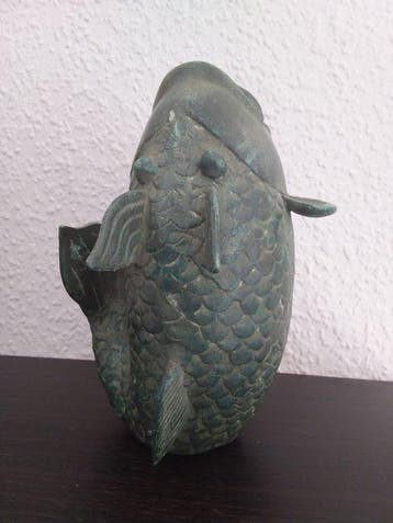 sculptuur, Fish - 20 cm - Brons