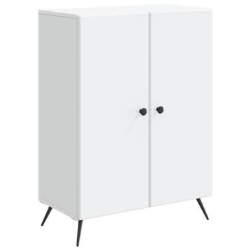 vidaXL Dressoir Wit 66 x 34,5 x 90 cm Bewerkt hout, Verzenden, Nieuw