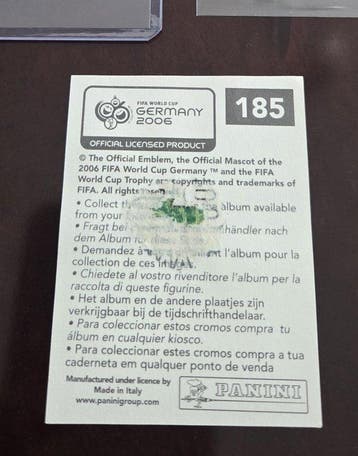 Panini World Cup Lionel Messi Messi Rookie Sticker - 2006, Verzamelen, Nieuw