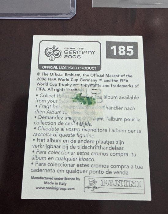 Panini World Cup Lionel Messi Messi Rookie Sticker - 2006, Collections, Autocollants