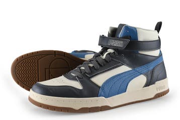 Puma Hoge sneakers in maat 48 Blauw, Puma, Zo goed als nieuw, Sneakers, Verzenden
