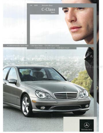 2005 MERCEDES BENZ C KLASSE SEDAN | SPORT COUPE SPORT