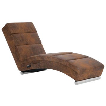 Massage Chaise Longue | Retour Deal | 35% korting!, Eenpersoons, Verzenden, Minder dan 75 cm, 150 tot 200 cm
