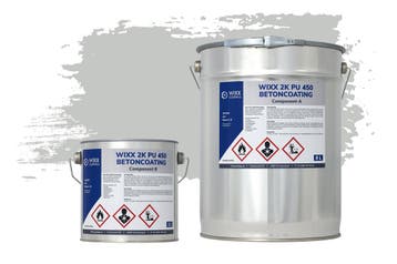 Wixx 2K PU 450 Betoncoating RAL 7035 | Lichtgrijs 10L, Verzenden