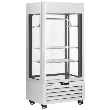 Vleesvitrine | EXALTA | Energiezuinig | 600L | Wit |, Verzenden