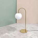 Herstal - Gebogen tafellamp - Ballon Tafellamp - Messing -