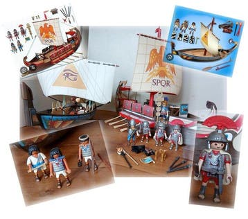 Playmobil - Playmobil 4241 Egyptische Boot - 4276 Romeins