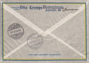 Empire allemand 1932 - , LZ 127 Graf Zeppelin, 1 SAF 1932 --, Gestempeld