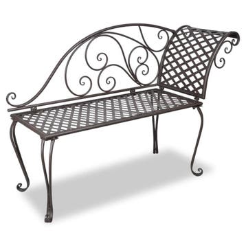 Chaise longue 128cm -63% korting! Retour deal (tuinbank), Jardin & Terrasse, Verzenden