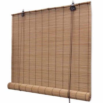 vidaXL Rolgordijn 80x160 cm bamboe bruin, Maison & Meubles, Ameublement | Rideaux & Stores à lamelles, Verzenden