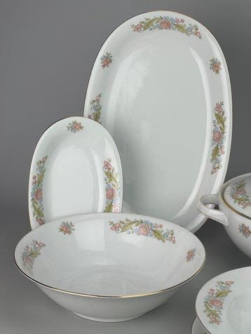 Bavaria Coburg - Service de table (22) - Porcelaine - Pour 6, Antiquités & Art