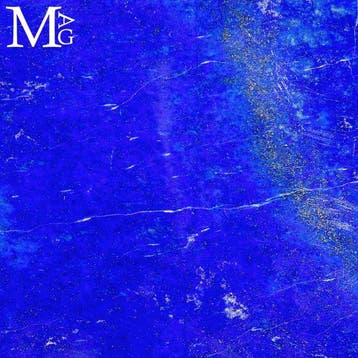 Prachtige diepe blauwe lapis lazuli plaat Lapis lazuli plaat, Verzamelen