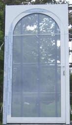 aluminium buitendeur , achterdeur , deur 120 x 231 wit, Doe-het-zelf en Bouw, 100 tot 120 cm, 215 cm of meer, Nieuw, Ophalen of Verzenden