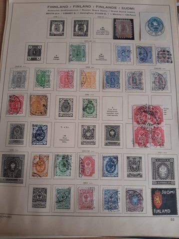 Finlande 1866/2012 - collection, Gestempeld
