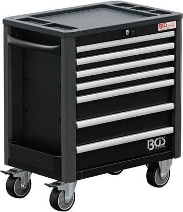 Carrello da officina a 7 cassetti PRO, vuoto, altezza ridott, Verzenden, Nieuw