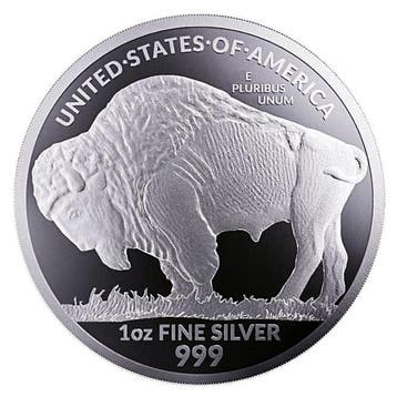 Verenigde Staten. 1 oz American Silver Buffalo Round BU