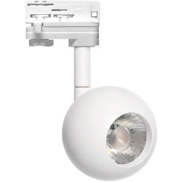 LED Spot Railverlichting 10W Warm Wit 2700K–3000K Mat Wit Al, Verzenden