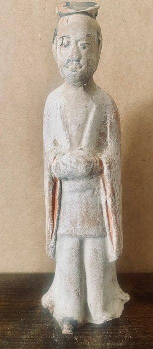 Chinois ancien, empire unifié des Tang Terre cuite Statuette