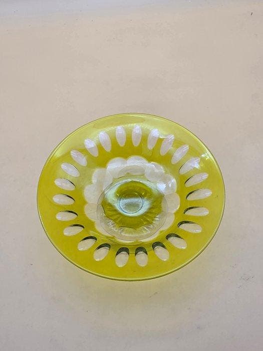 Val Saint Lambert - Schotel - Kristal, Antiek en Kunst, Antiek | Glaswerk en Kristal