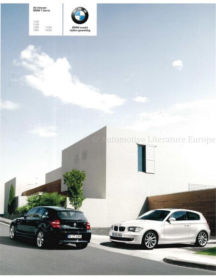 2007 BMW 1 SERIE BROCHURE NEDERLANDS, Livres, Autos | Brochures & Magazines