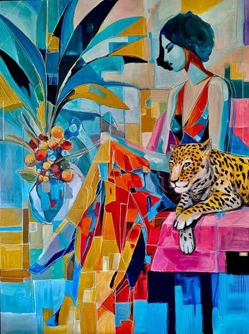 Kiri Aguilera (1982) XL 120 x 90 cm - La Quietud de la Mujer