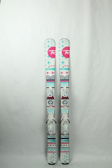 Refurbished - Ski - Rossignol Terrain pink - 128, Sport en Fitness, Skiën en Langlaufen, Gebruikt, 100 tot 140 cm, Rossignol, Ophalen of Verzenden