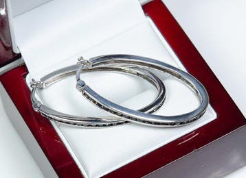 Sans prix de réserve - Boucles doreilles - Argent 925 -, Bijoux, Sacs & Beauté, Boucles d'oreilles
