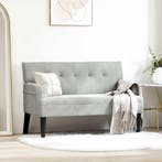 vidaXL Chesterfield Bank Lichtgrijs 112 x 65,5 x 75 cm, Huis en Inrichting, Verzenden, Nieuw