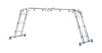 Excelsior vouwladder Multi 4×3 treden, Nieuw, Ophalen of Verzenden, Ladder, Opvouwbaar of Inschuifbaar