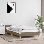 vidaXL Bedframe met hoofdeinde zonder matras 80x200 cm stof, Verzenden, Nieuw