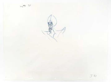 ALADDIN - Jafar originele animatietekening - (Walt Disney,, Nieuw