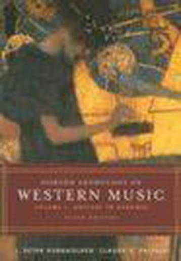 Norton Anthology Of Western Music 9780393979909, Verzenden, Claude V. Palisca