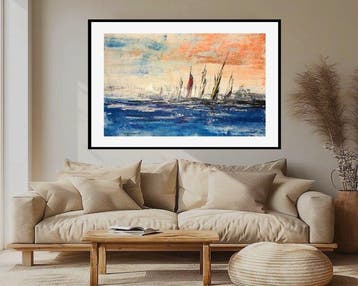 Dam Domido - Régate - 150 x 100 cm, Antiek en Kunst