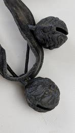 Ketting - brons / leer - Nepal - Qing-dynastie tijgerkop, Antiek en Kunst