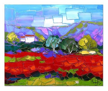 Caroline Mandrafina - Pfleger  Coquelicots en Provence