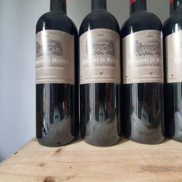 2004 Domaine de Musset - Lalande-de-Pomerol - 6 Bouteilles, Nieuw
