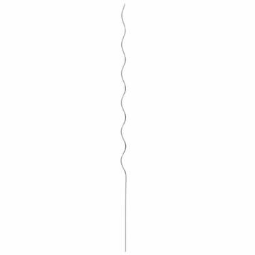 vidaXL Plantondersteuning 5 st Zilver 150 x 0,6 x 0,6 cm, Verzenden, Nieuw