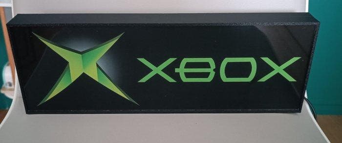 Xbox-achterverlichte naambord - Lichtbak - Xbox - Acryl, Games en Spelcomputers, Spelcomputers | Overige Accessoires