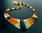 Amber Vintage Zeldzame Natuurlijke Baltische Amber Ketting-