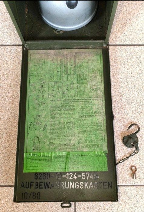 Petroleumlamp - Metaal, Antiquités & Art, Curiosités & Brocante