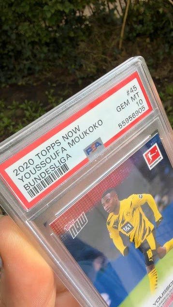 2020 Topps Topps Now Bundesliga YOUSSOUFA MOUKOKO #45 Topps, Nieuw