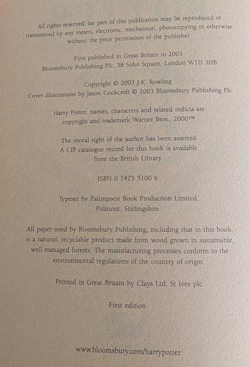 J.K. Rowling - Harry Potter and The Order of the Phoenix -
