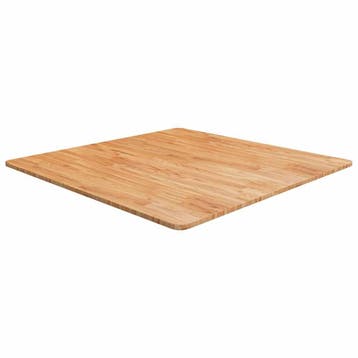 vidaXL Tafelblad vierkant 90x90x1,5cm massief eiken, Verzenden