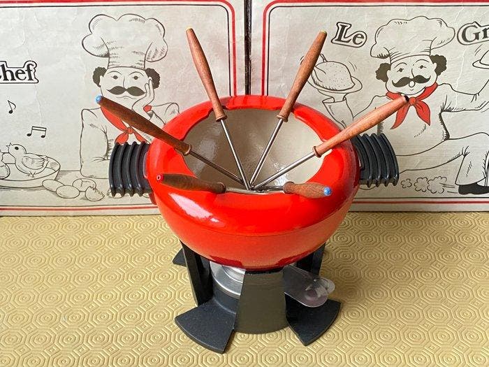 Le Creuset - Ovenschaal (4) - Lettertype noir + Lettertype, Antiquités & Art, Antiquités | Ustensiles de cuisine