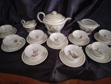 Bernardaud & Co. Limoges - Service à café pour 10 personnes