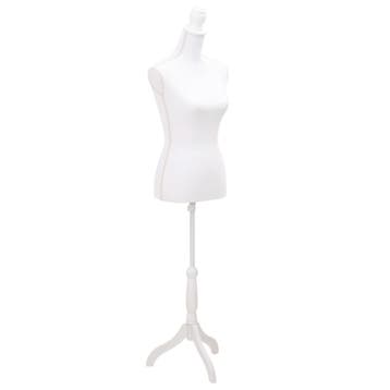vidaXL Etalagepop torso vrouw wit, Verzenden