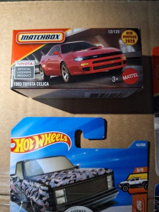 Hot Wheels, Mattel, Matchbox 1:64 - Modelauto (5) - Custom, Hobby en Vrije tijd, Modelauto's | 1:5 tot 1:12