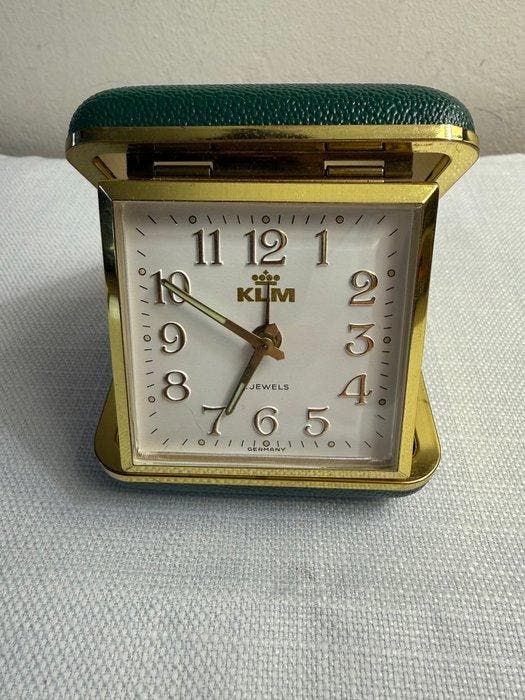Tafel/bureauklokken - KLM Vintage Travel Alarm Clock -, Antiquités & Art, Antiquités | Assiettes décoratives & Carrelages